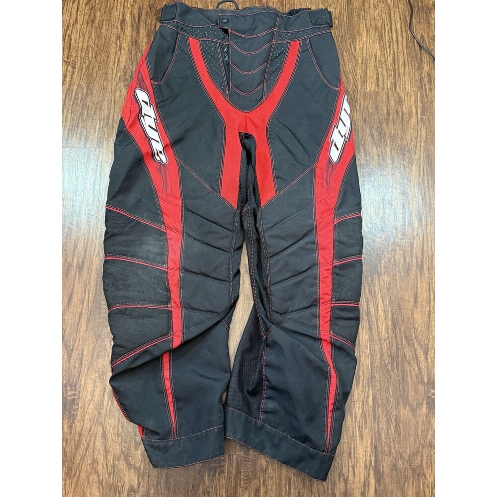 Dye Paintball Pants Large Red Black